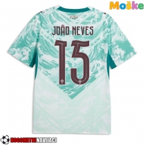 Moške Nogometnih dresov Portugalska Joao Neves #15 Gostujoči SP 2026 Kratki rokavi